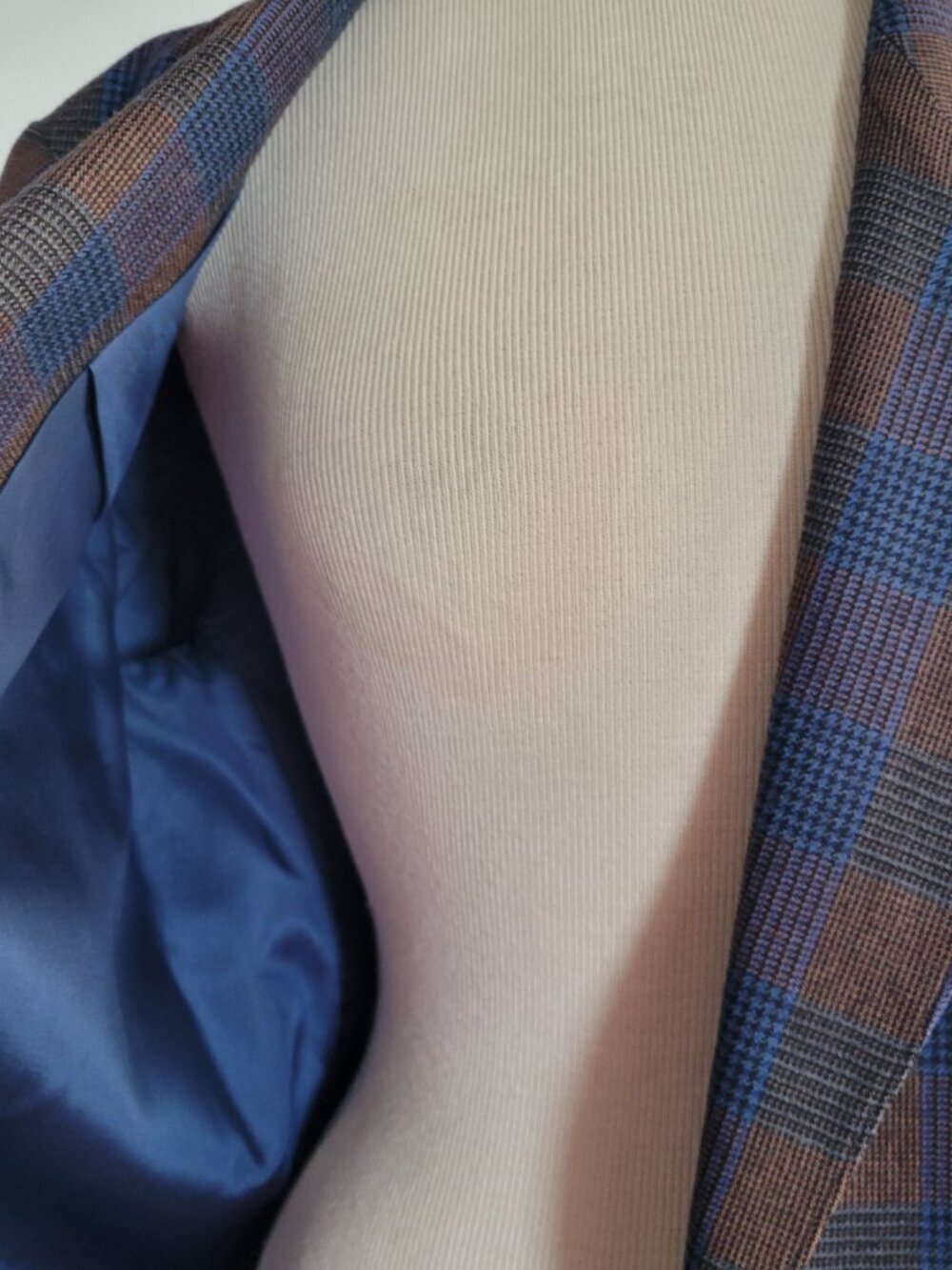Vintage NORGAL LTD. New York Men’s 100% Wool Plaid Sport Coat Blazer 38R - Picture 11 of 16